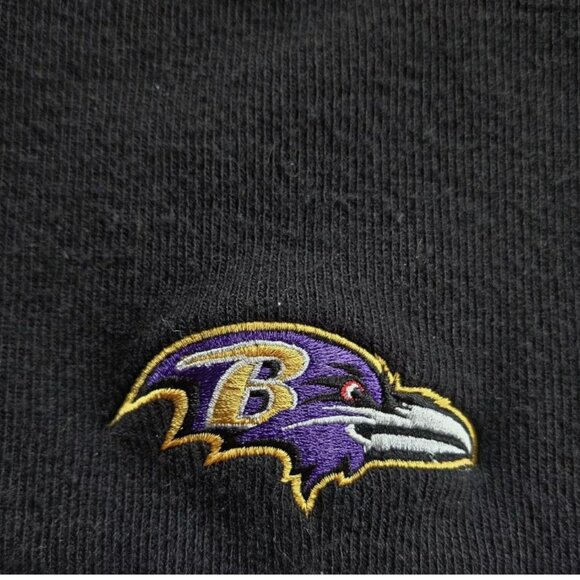 NFL Baltimore Ravens Knit Uncuffed Beanie Hat Black - Picture 2 of 5